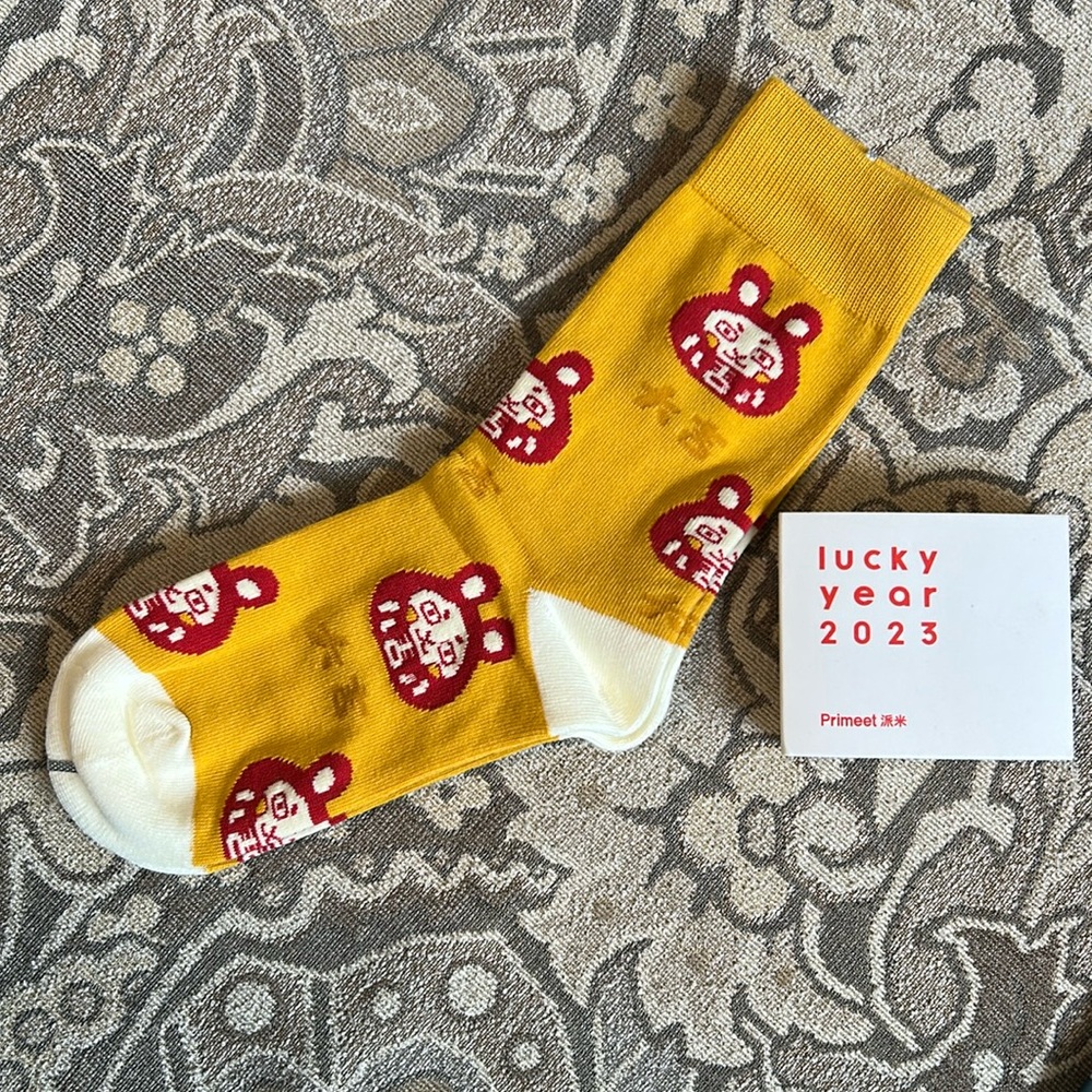 4/$20 Lucky Year 2023 Socks. New.